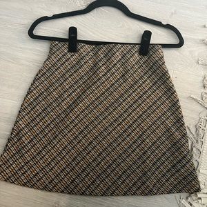 Cute plaid free people skirt